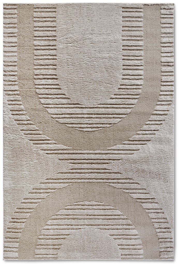 ELLE Decoration, Kusový koberec Gallery 106087 Beige z kolekcie Elle, 200x280, béžová, obývacia izba