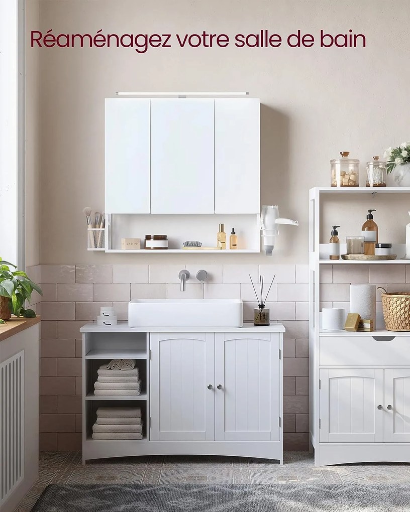 Kúpeľňová skrinka SONGMICS BBK124W14