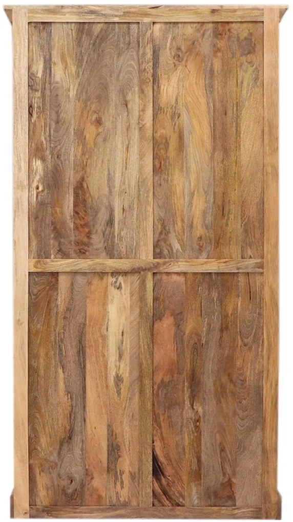 furniture-nabytek.cz - Masívna šatníková skriňa 110x200x60 z dreva mango