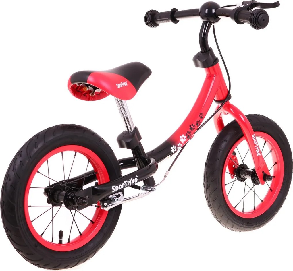 Ramiz Detské odrážadlo Boomerang SporTrike červené nácvik jazdy + variabilný rám