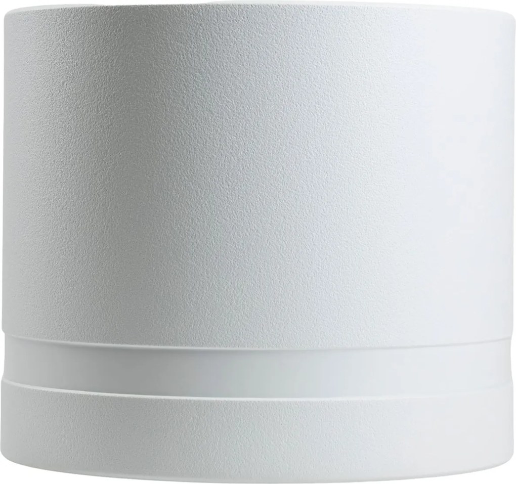 PLASTOVÝ KVETINÁČ LUNA CYLINDER 43,5X38 CM BIELA