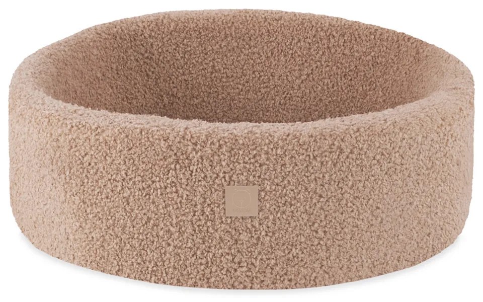 Suchý bazén pre deti fluffy 90 x 30 + 200 loptičiek - pre dievčatko - béžová