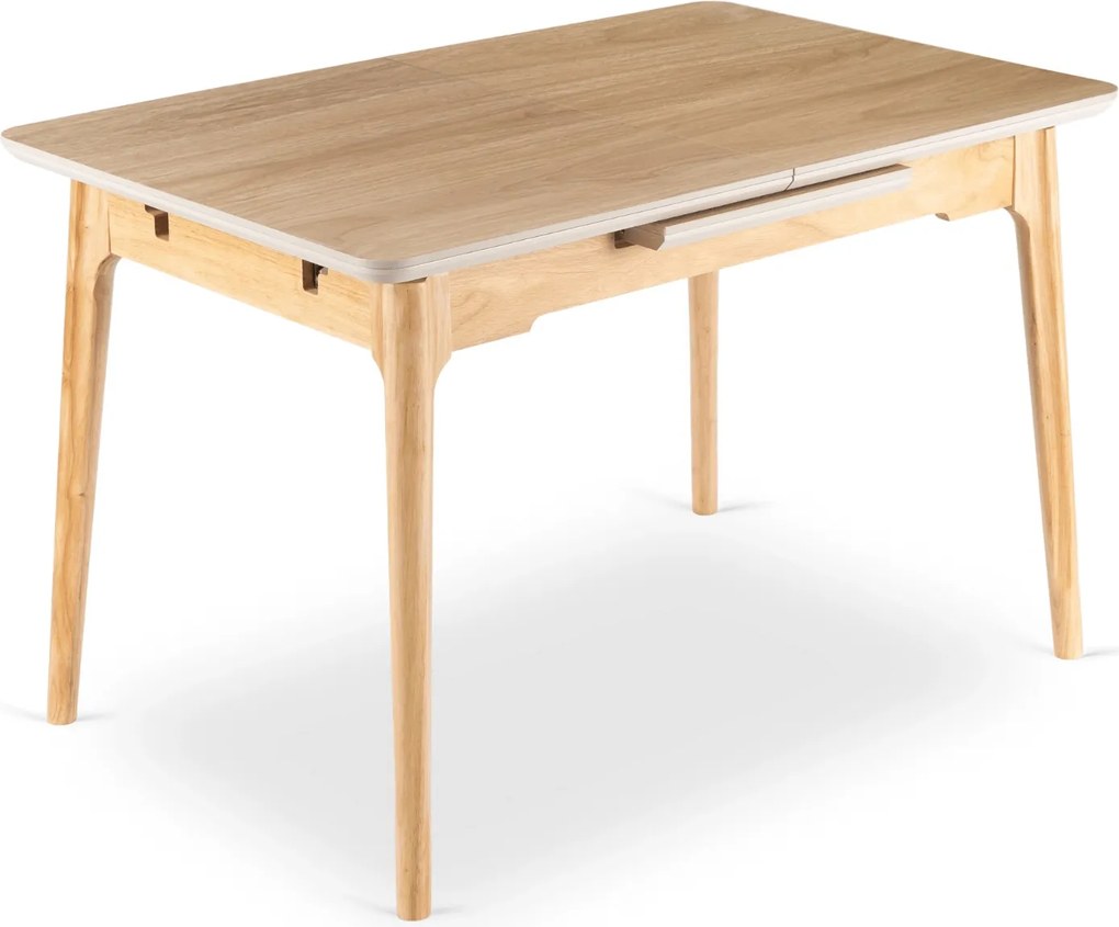 PROXIMA.store - Rozkladací jedálenský stôl Samer 120 cm FARBA: dub, FARBA NÔH: čierna