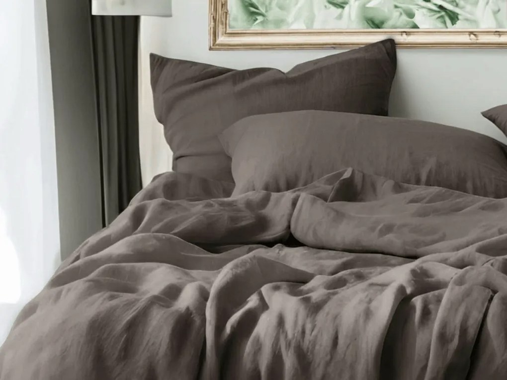 Mušelínové obliečky PURELY sivé Rozmer obliečok: 80 x 80 cm | 155 x 220 cm