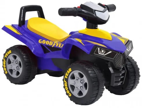 vidaXL Detská odrážacia štvorkolka Good Year modrá-