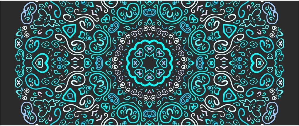 Obraz ornamentálne abstrakcie (120x50 cm)
