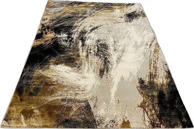 HU Hnedo-sivý moderný koberec Artiste 25299A-Hneda-siva Rozmer: 240x330 cm