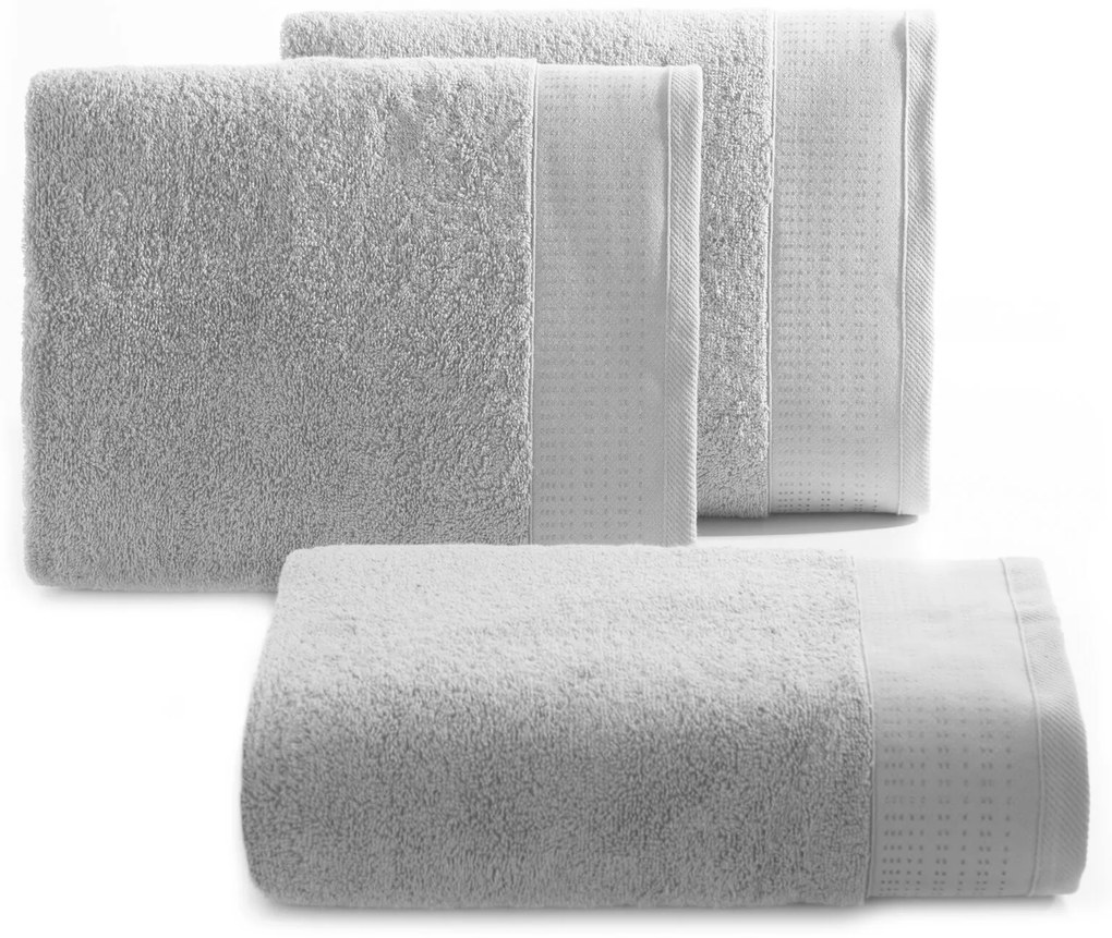BAVLNENÝ UTERÁK STELLA SADA 6KS 50X90 CM STRIEBORNÁ
