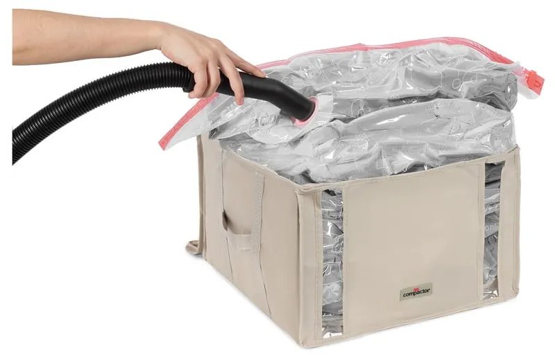Vákuový látkový úložný box na oblečenie 42x40x25 cm Life – Compactor