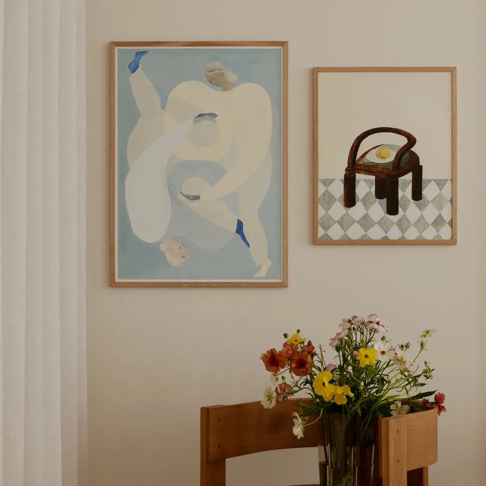 The Poster Club Plagát Hold You Blue by Sofia Lind 70x100 cm