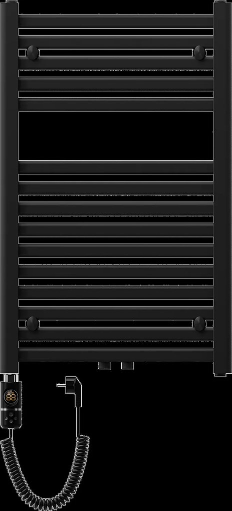 Mexen Hades, elektrické vykurovacie teleso 800 x 500 mm, 600 W, čierna, W104-0800-500-2600-70