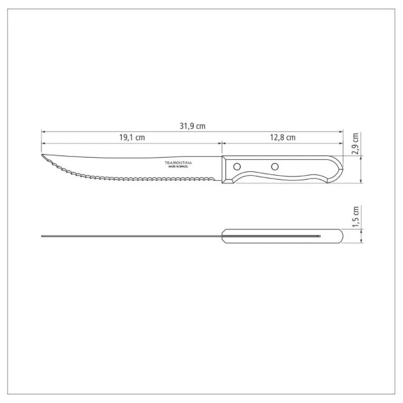 Nôž zúbkovaný Tramontina Dynamic 20cm
