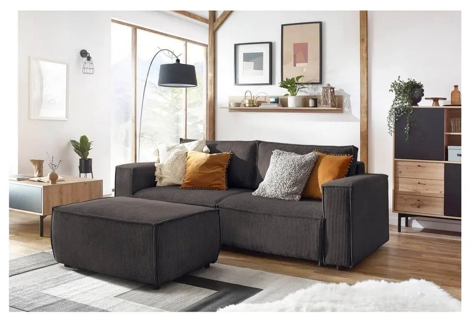 Taupe menčestrová podnožka Nihad – Bobochic Paris