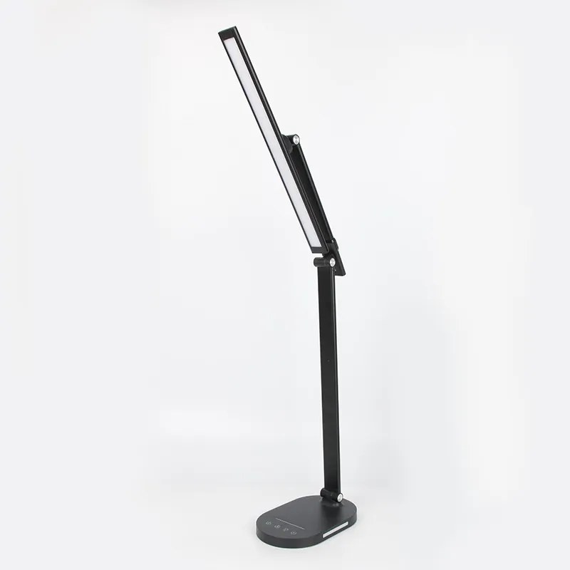 Stolná LED lampa VOLTIA s bezdrôtovou nabíjačkou a USB