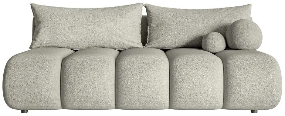 Pohovka trojsedačka Didier mini  (sivobéžová + čierna). Akcia -19%. Vlastná spoľahlivá doprava až k Vám domov. 1100577