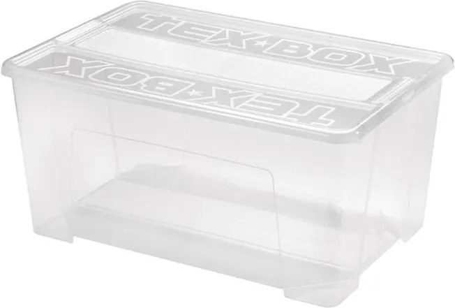 heidrun Plastový úložný box s vekom HEIDRUN TexBox 48l