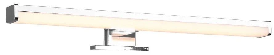 LED nástenné svietidlo v lesklej striebornej farbe (dĺžka 40 cm) Lino - Trio