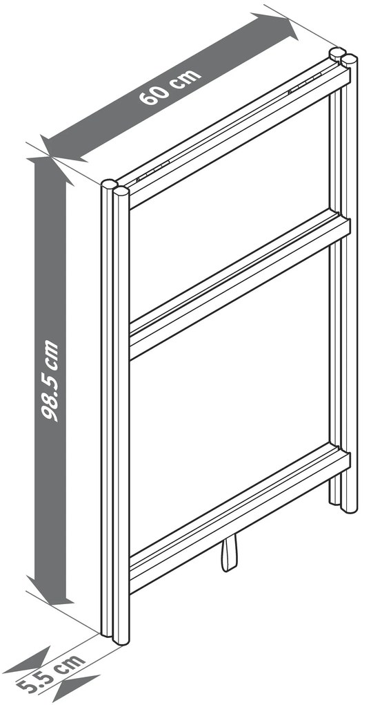 Stojan na uteráky z masívneho dreva