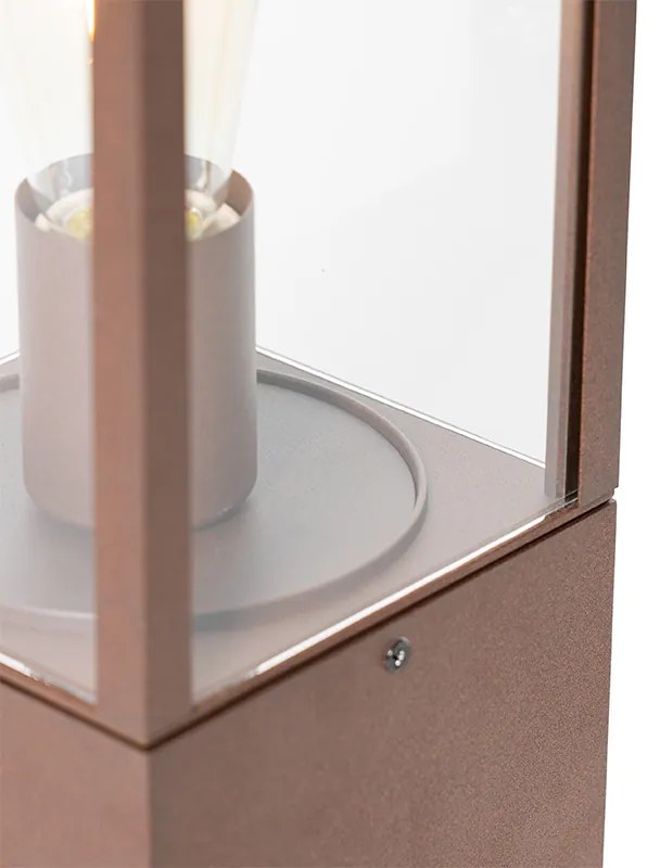 Priemyselná vonkajšia stojaca lampa hrdzavohnedá 40 cm IP44 - Charlois