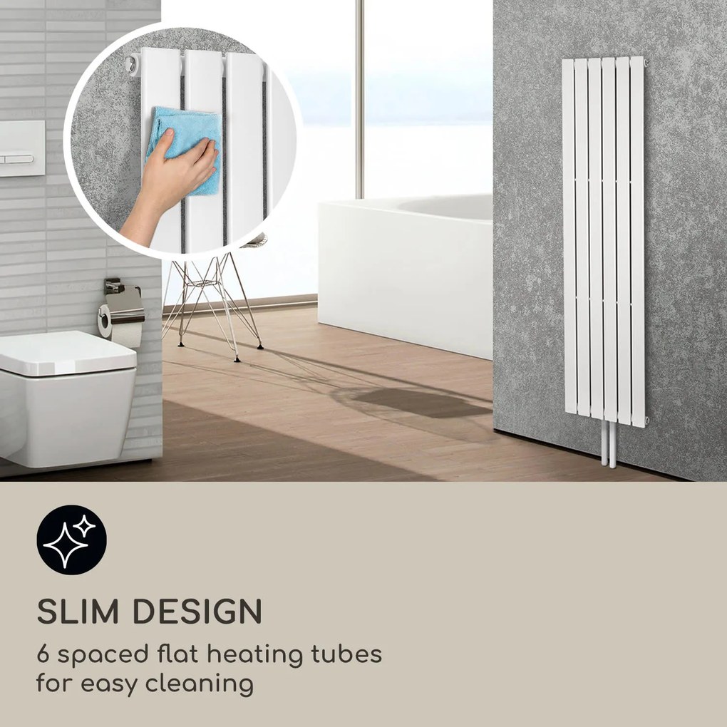 Blumfeldt Ontario, radiátor, 180 x 45, 485 W, inštalácia na stenu