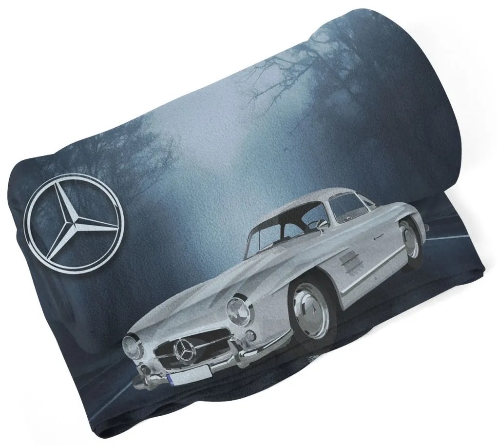 Sablio Deka Mercedes-Benz 300 SL V lese - 150x120 cm