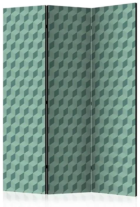 Paraván - Monochromatic cubes [Room Dividers] Veľkosť: 135x172, Verzia: Jednostranný
