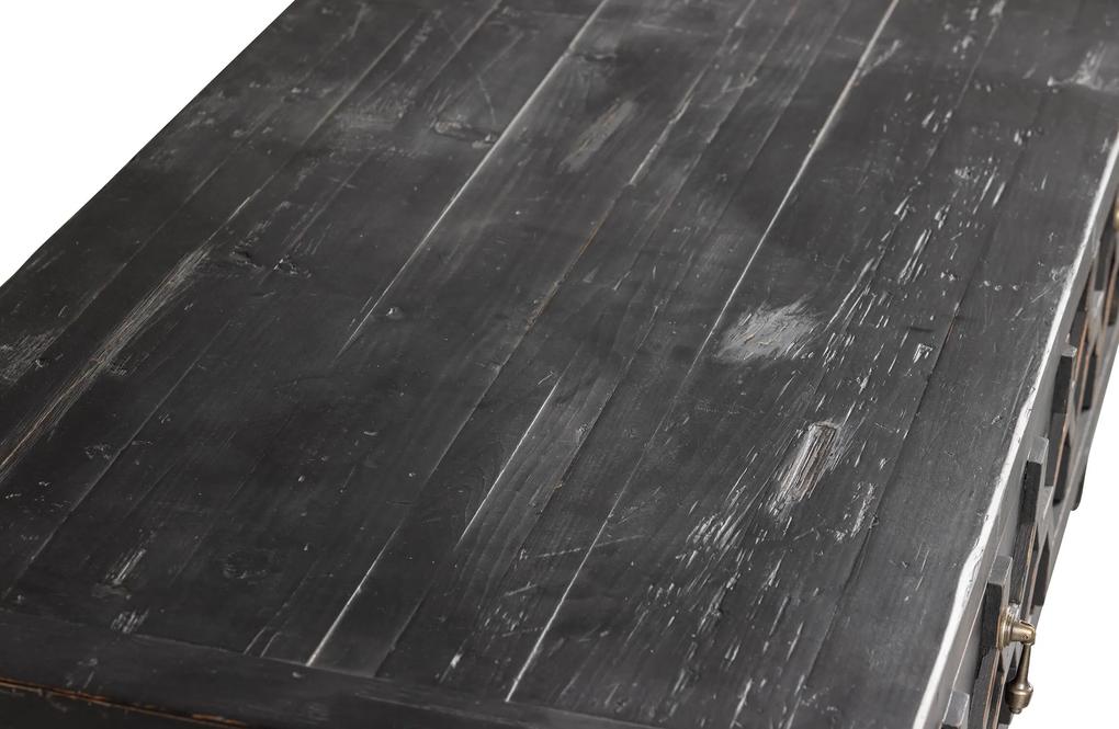 Konferenčný stolík quebesto 120 x 60 cm čierny MUZZA