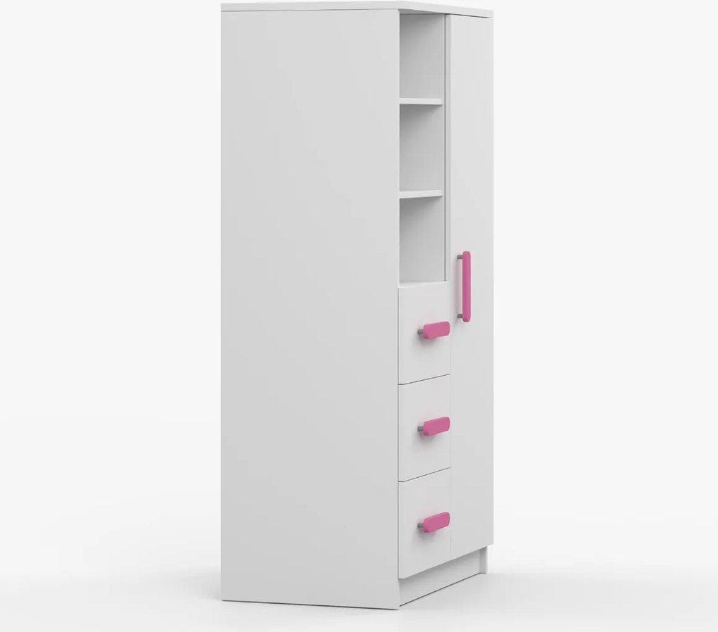 Regál SCOUT - biely (viac variant)