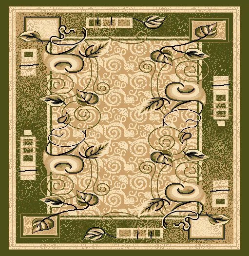 TA Koberec E952A Z_GREEN ATLAS PP BLX Rozmer: 60x100 cm