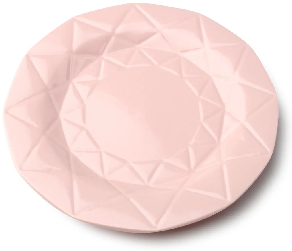 Porcelánový tanier Adel, (fi) 24 cm, ružová
