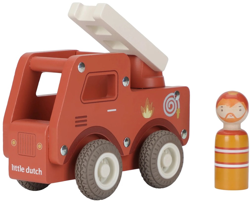 Hasičské auto drevené