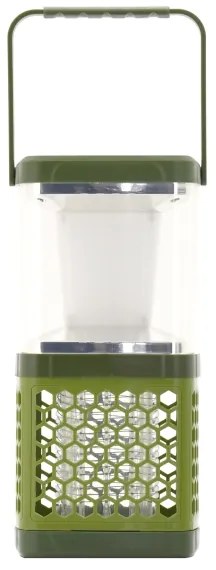 LED Prenosná nabíjacia lampa s lapačom hmyzu LED/3W/1800 mAh zelená