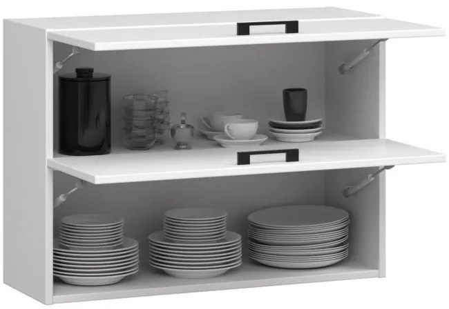 Horná kuchynská skrinka OLIWIA W80 G2 H580 biela