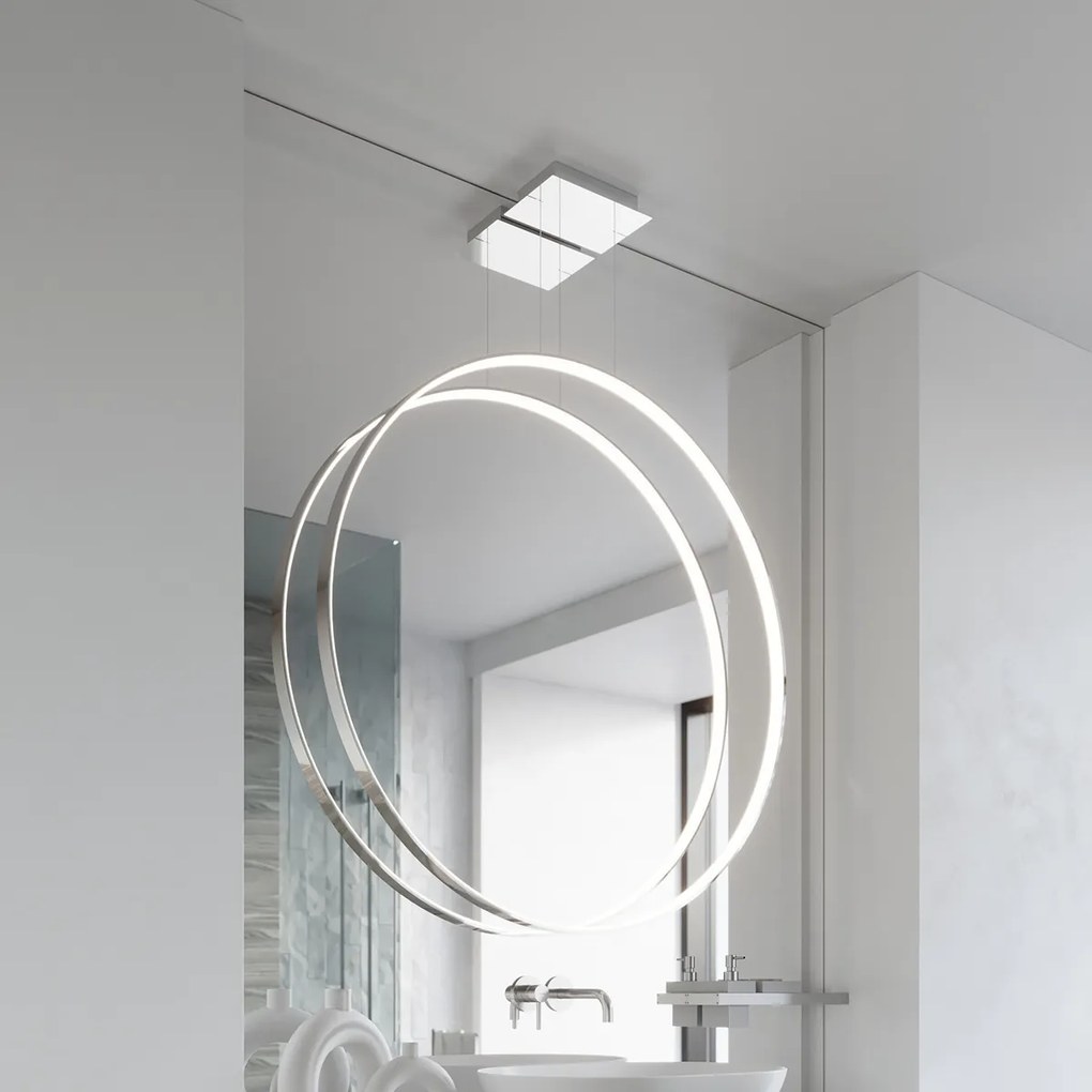 Závesné LED svietidlo Rio 78, 1x LED 50w, 3000k, ch