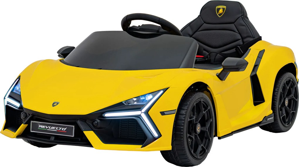 Ramiz Lamborghini Revuelto vozidlo Žltá