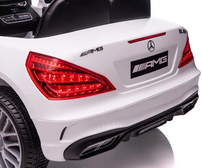 Elektrické autíčko Mercedes-Benz SL65 AMG biele
