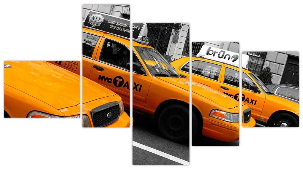 Žlté taxi - obraz
