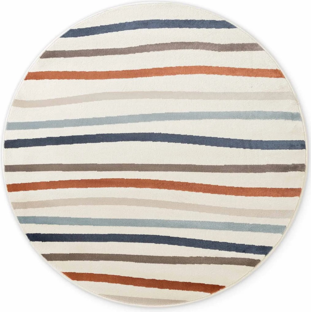 Hanse Home, Detský koberec Adventures 106410 Cream Multicolor kruh, 160x160 (priemer) kruh, viacfarebná, detská izba