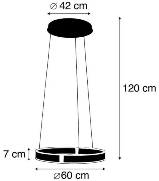 Paul Neuhaus 8361-55 - LED Stmievateľný luster so senzorom ARINA LED/27W/230V
