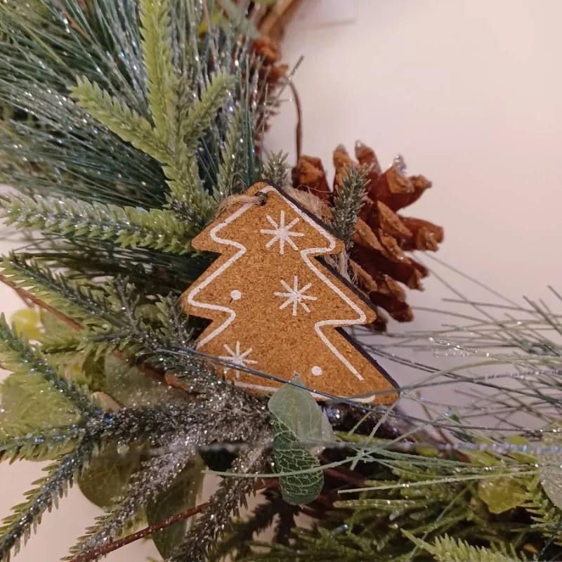 DECOLED Sada ozdôb, 30 x 13 x 1 cm, drevené