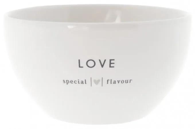 Bowl White/Love Special Flavour 13x7