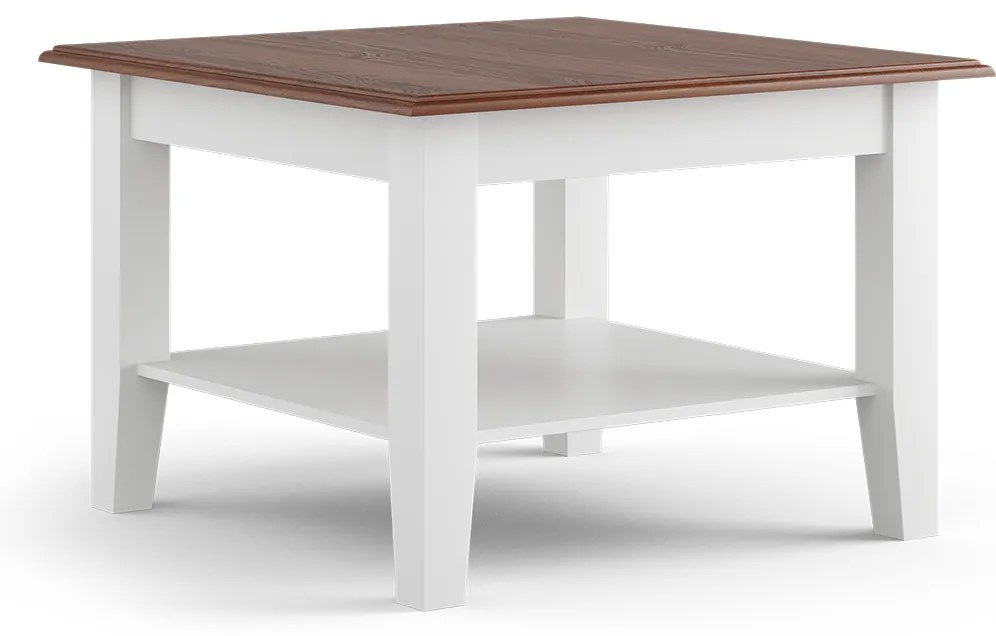 PROXIMA.store - Rustikálny konferenčný stolík - BELLUNO ELEGANTE FARBA: biela