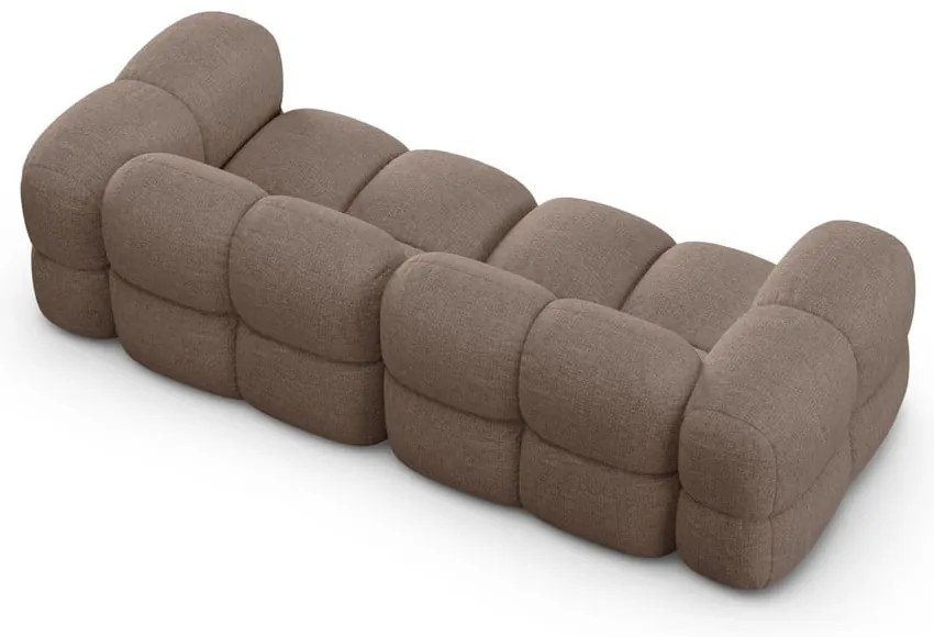 Hnedá pohovka 250 cm Loretto – Cosmopolitan Design