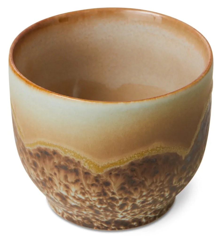HK living Kameninový hrnček café cup 70's Shell 250 ml