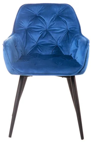 Stolička CHERRY zamatová granátová ALL 802978