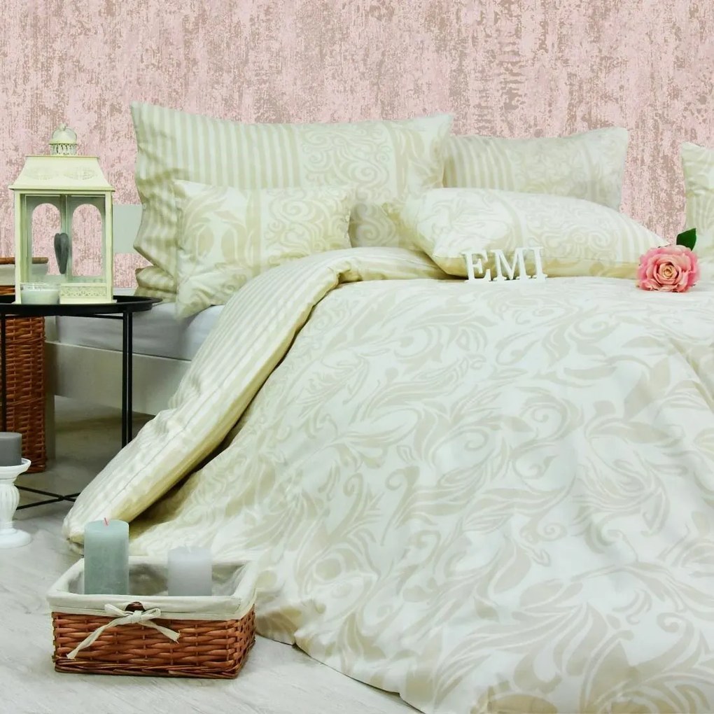 Obliečky bavlnené Royal sivé EMI: Predĺžený set jednolôžko obsahuje 1x 140x220 + 1x 70x90