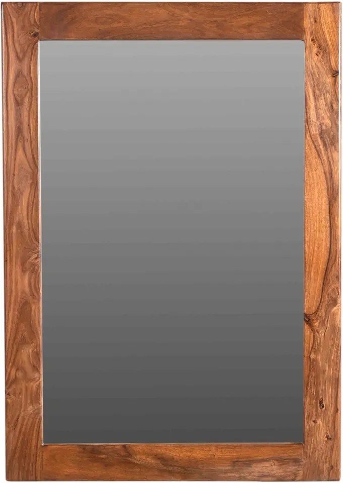 Masiv24 - MONTREAL Zrkadlo 100x70 cm,hnedá, palisander