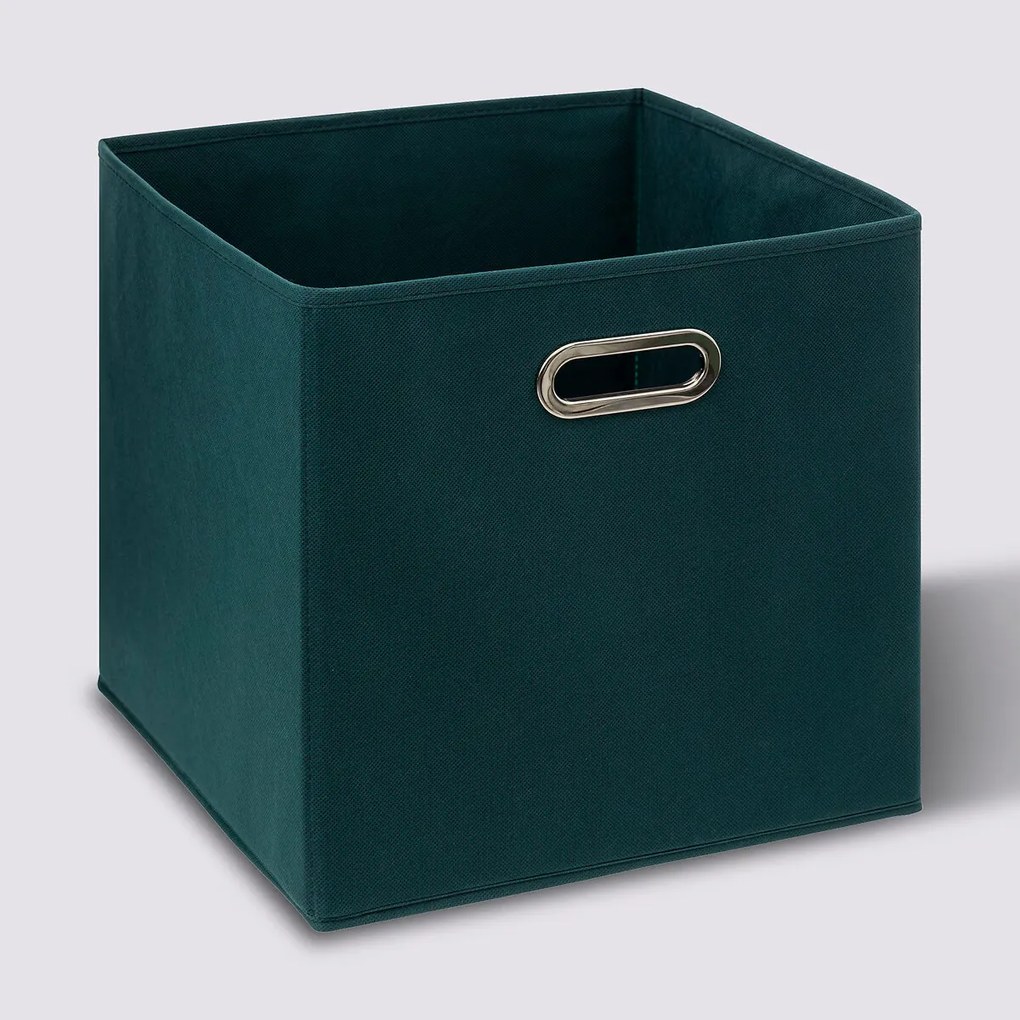 Úložný box Simple, 31x31x31 cm, tmavotyrkysová