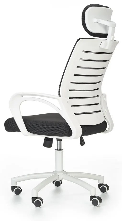 Kancelárska stolička Socket, čierna / biela