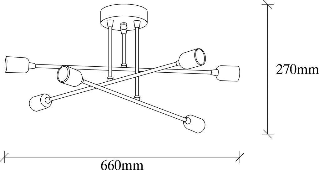 Závesná lampa, Fleur - 1501
